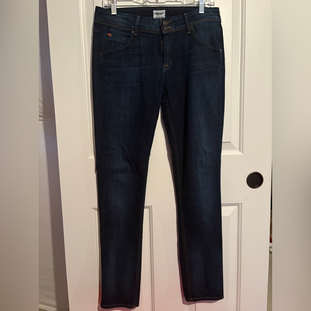 Hudson Dark Wash Low Rise Denim Skinny Jeans Size 28